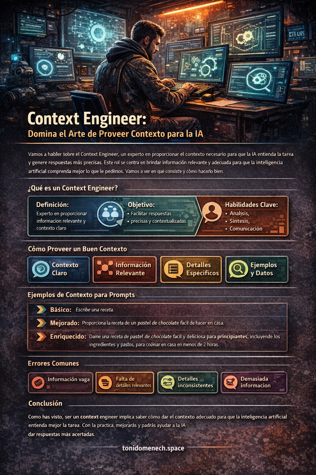 Context engineering: cómo dar contexto a la IA para obtener respuestas realmente útiles