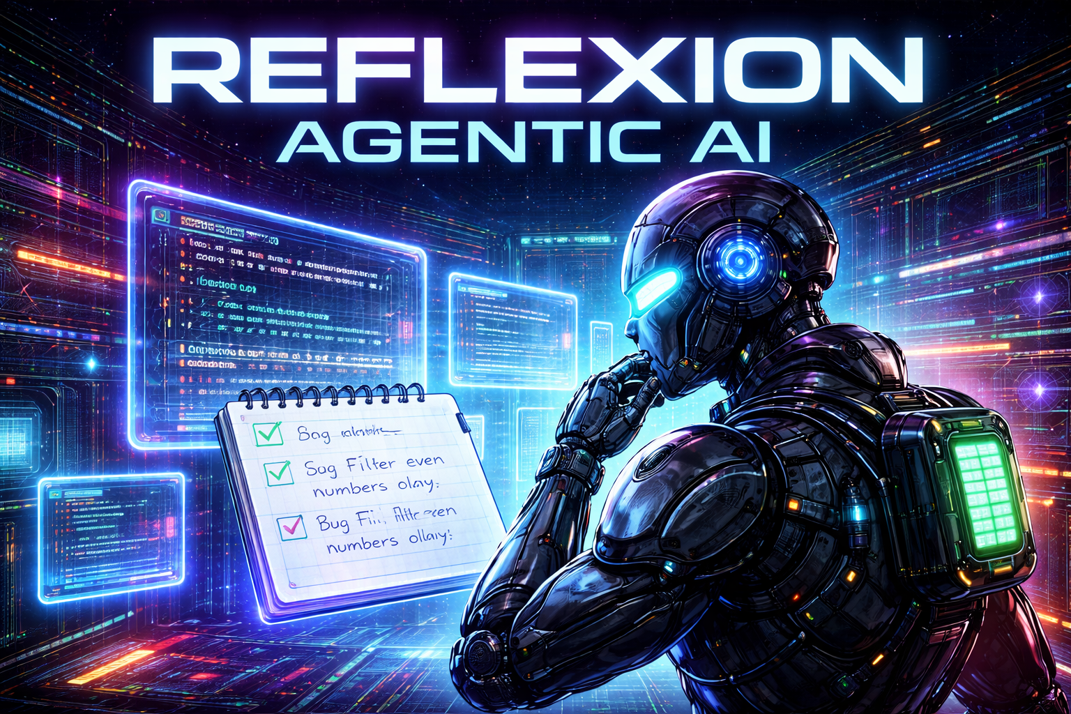 Reflexion en Agentic AI: cómo hacer que un agente aprenda de sus errores sin reentrenar el modelo