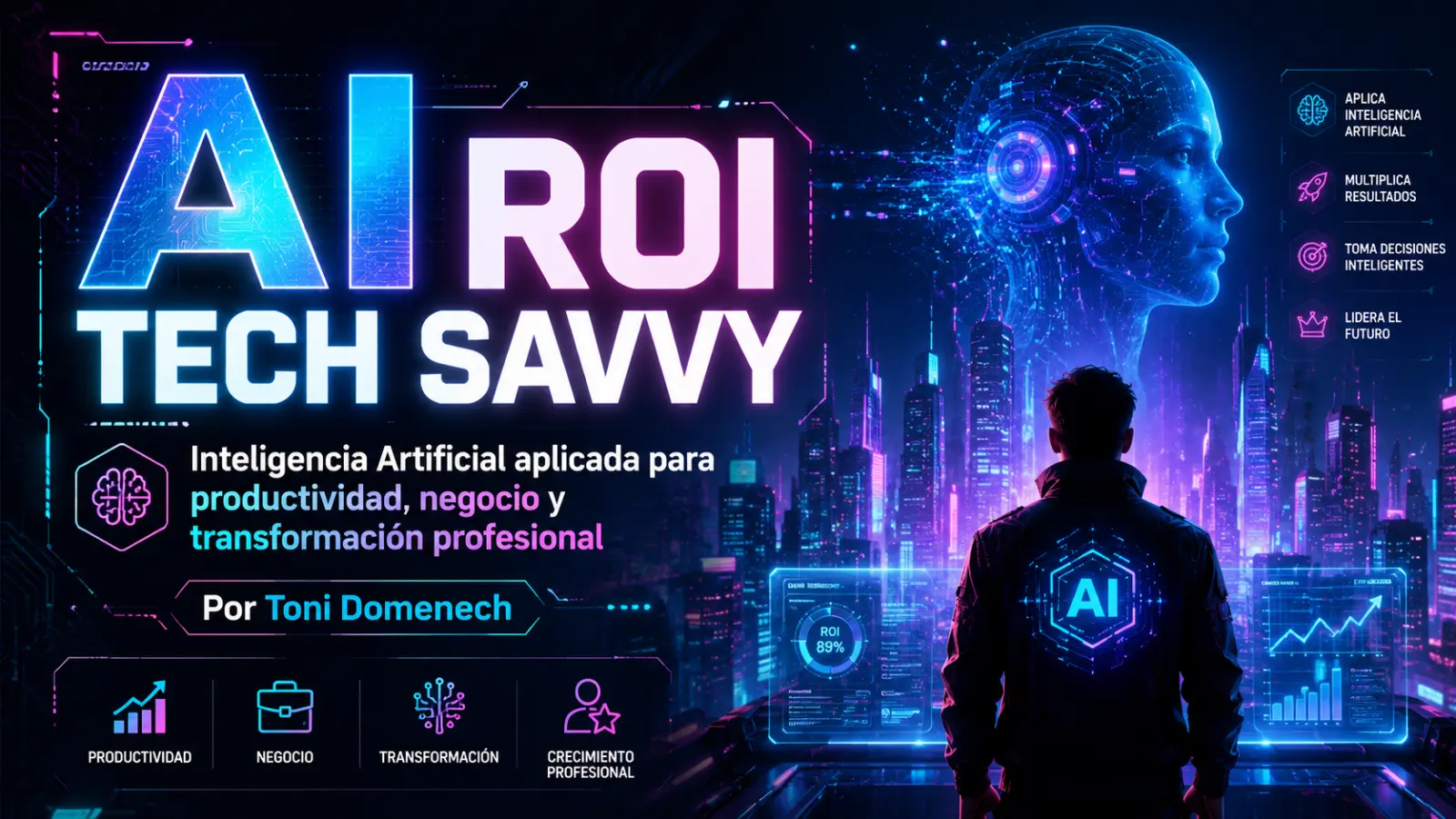 Portada del curso AI ROI Tech Savvy